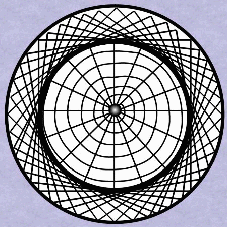 Top down view of an entropic continuum.